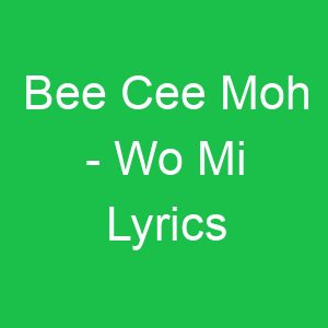 Bee Cee Moh Wo Mi Lyrics