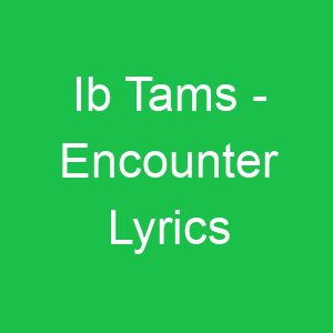 Ib Tams Encounter Lyrics