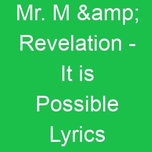 Mr M & Revelation It is Possible Lyrics